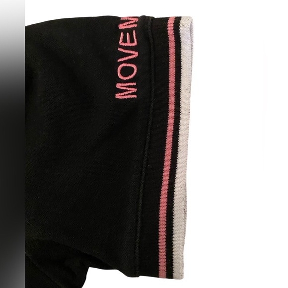 Movements Band Merch Black Polo Shirt with Pink Accents - Picture 2 of 8